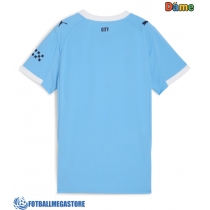 Fotballdrakt Dame Manchester City Hjemmedrakt 2025-26 Kortermet